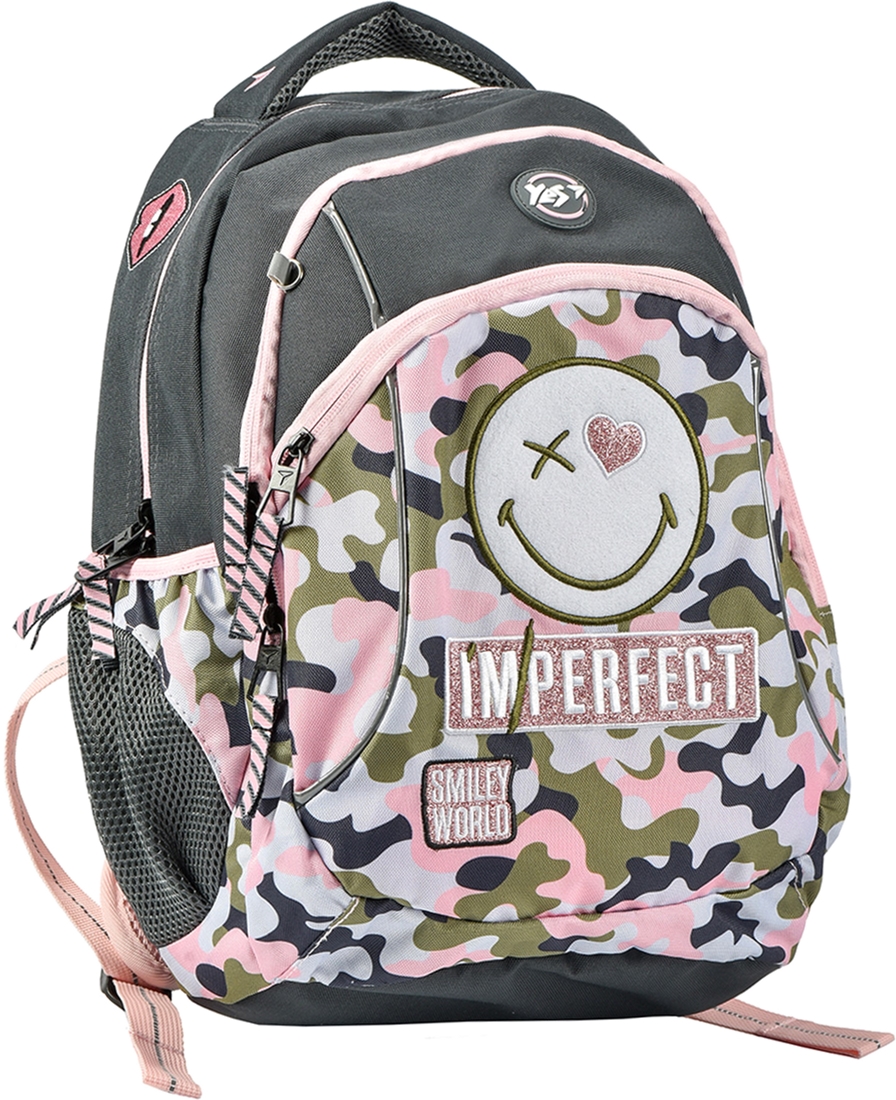 Рюкзак молодежный YES T-45 Smiley World женский 0.7 кг 30x42x16 см 20 л Military girl (558298)
Рюкзак молодежный YES T-45 Smiley World женский 0.7 кг 30x42x16 см 20 л Military girl (558298)