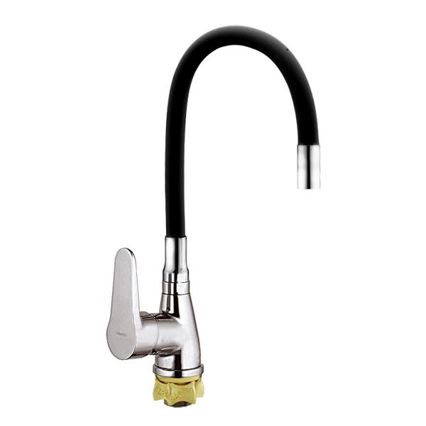 Смеситель для кухни ZERIX SOP7 045 с черным гибким изливом (ZX2662) 
Смеситель для кухни ZERIX SOP7 045 с черным гибким изливом (ZX2662)