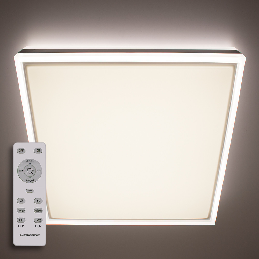 Потолочный светодиодный светильник с пультом ДУ LUMINARIA BALANCE DOUBLE 95W S500 WHITE/SILVER 220V IP44
Потолочный светодиодный светильник с пультом ДУ LUMINARIA BALANCE DOUBLE 95W S500 WHITE/SILVER 220V IP44