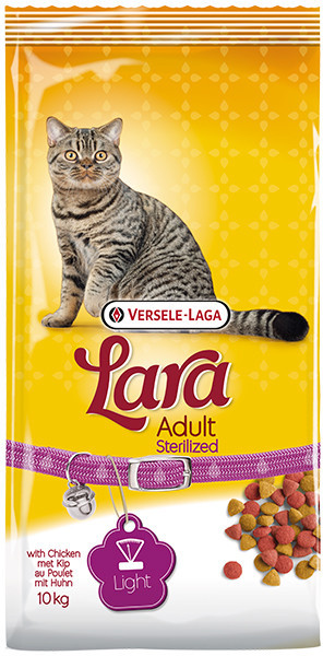 Сухой корм для кастрированных котов и стерилизованных кошек Lara Adult Sterilized 10 кг
Сухой корм для кастрированных котов и стерилизованных кошек Lara Adult Sterilized 10 кг