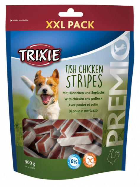 Лакомство для собак с курицей и рыбой PREMIO Fish Chicken 300 г полоски Trixie BGL-TX-827
Лакомство для собак с курицей и рыбой PREMIO Fish Chicken 300 г полоски Trixie BGL-TX-827