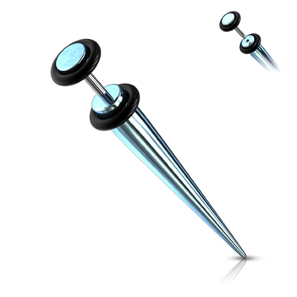 Серьга PiercedFish TSFXT растяжка-обманка (имитация плага) из титана (Цвет: голубой)
Серьга PiercedFish TSFXT растяжка-обманка (имитация плага) из титана (Цвет: голубой)