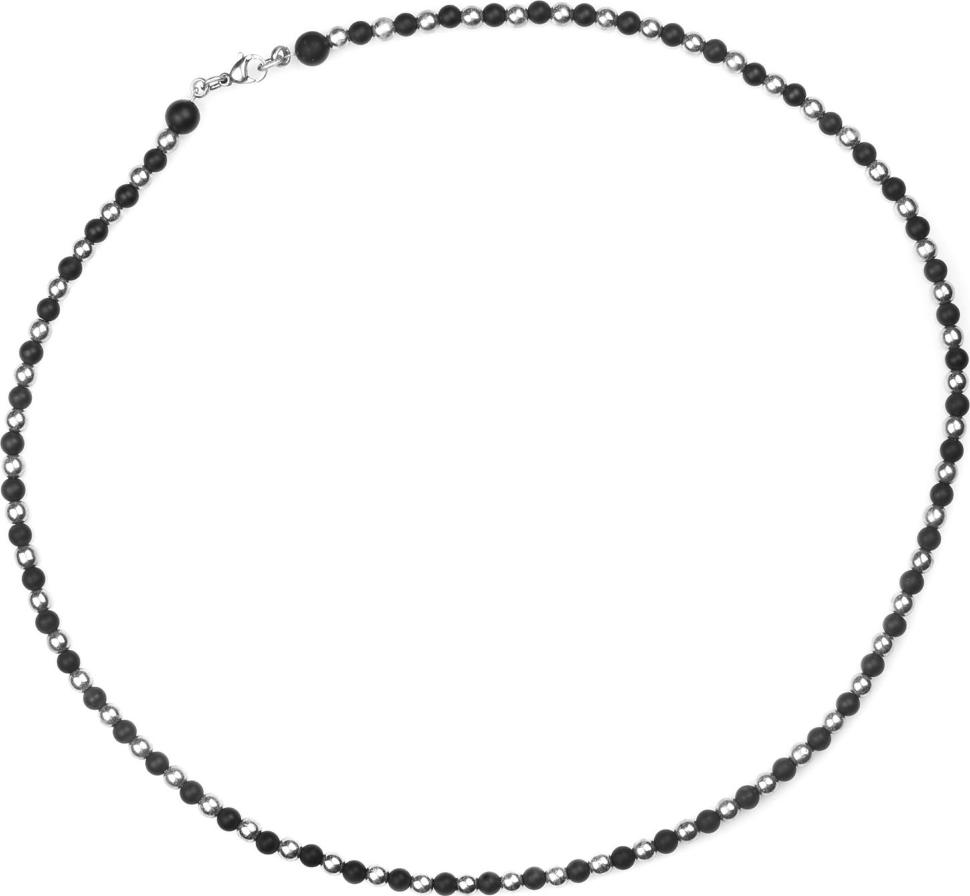 Короткий мужской чокер (бусы) Everiot LNS-2036 из гематита и агата (Длина: 55 см)
Короткий мужской чокер (бусы) Everiot LNS-2036 из гематита и агата (Длина: 55 см)