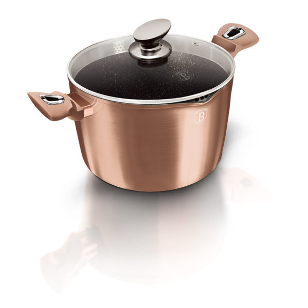 Кастрюля Berlinger Haus Rose Gold 6л с крышкой-дуршлаг и носиком для слива с антипригарным покрытием
Кастрюля Berlinger Haus Rose Gold 6л с крышкой-дуршлаг и носиком для слива с антипригарным покрытием
