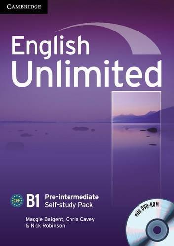Рабочая тетрадь English Unlimited Pre-intermediate Self-study Pack (workbook with DVD-ROM) Baigent, M ISBN 9780521697781
Рабочая тетрадь English Unlimited Pre-intermediate Self-study Pack (workbook with DVD-ROM) Baigent, M ISBN 9780521697781