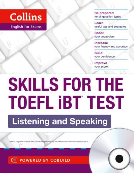 Тесты Skills for the TOEFL IBT Test Listening & Speaking with ONLINE Audio CD ISBN 9780007460601
Тесты Skills for the TOEFL IBT Test Listening & Speaking with ONLINE Audio CD ISBN 9780007460601