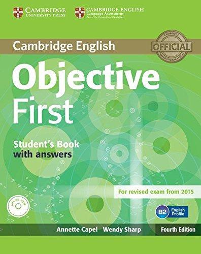 Учебник Objective First Fourth edition Students Book with answers with CD-ROM Capel, A ISBN 9781107628304
Учебник Objective First Fourth edition Students Book with answers with CD-ROM Capel, A ISBN 9781107628304