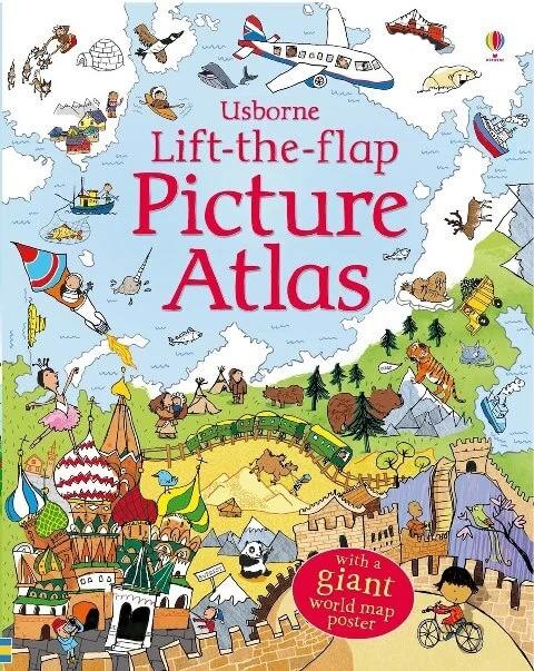 Книга с окошками Lift-the-Flap Picture Atlas Alex Frith, Kate Leake ISBN 9780746098479
Книга с окошками Lift-the-Flap Picture Atlas Alex Frith, Kate Leake ISBN 9780746098479