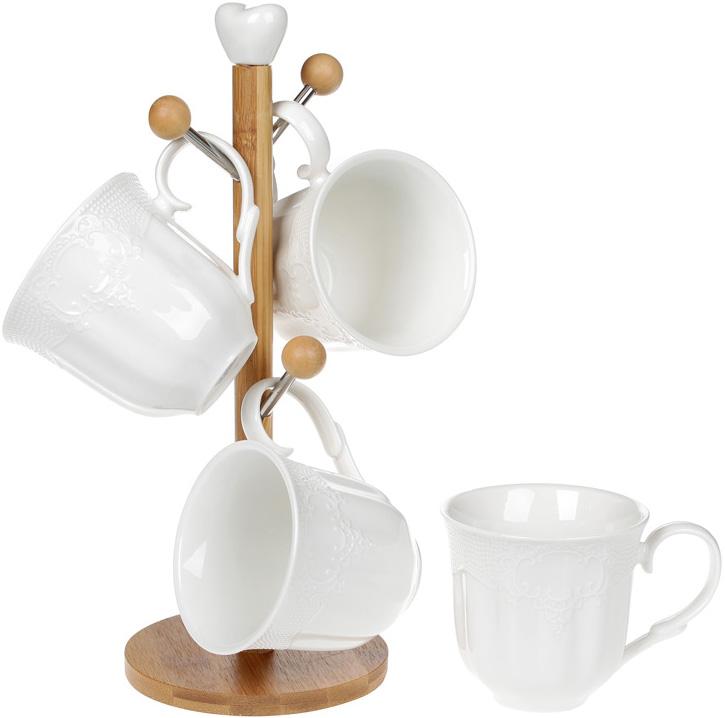 Чайный набор Ceram-Bamboo Кружево 4 кружки 330мл на деревянной стойке Bona (TР01632317157)
Чайный набор Ceram-Bamboo Кружево 4 кружки 330мл на деревянной стойке Bona (TР01632317157)