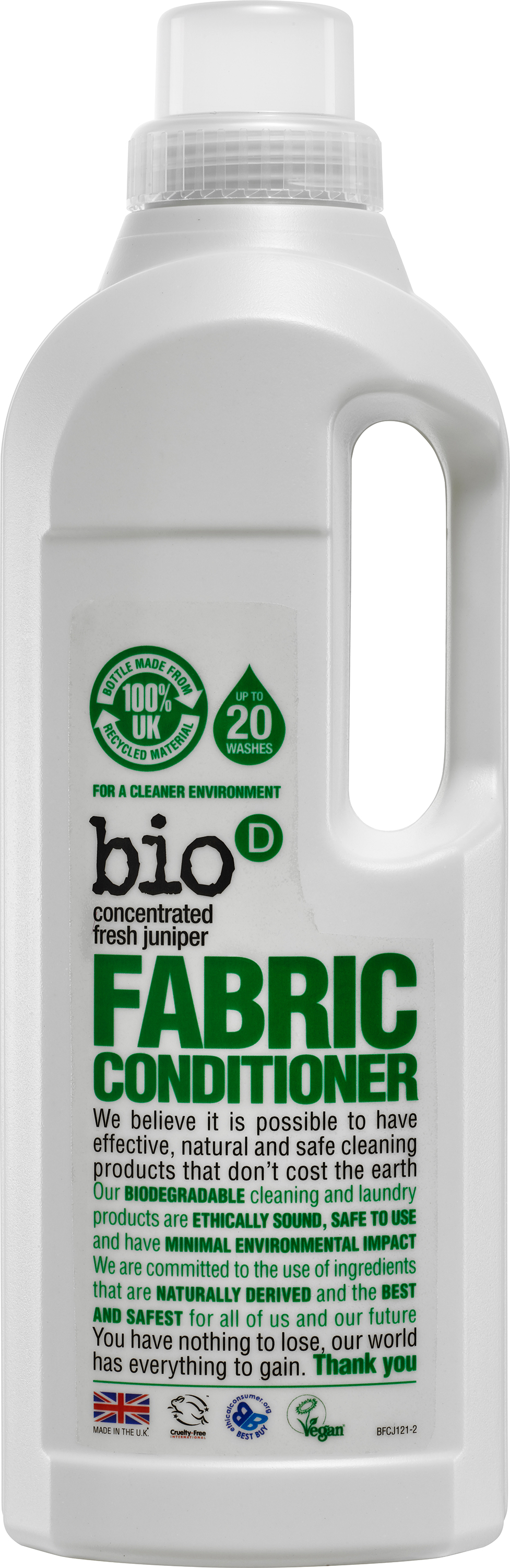 Концентрированный кондиционер-смягчитель Bio-D Fabric Conditioner Fresh Juniper с ароматом свежего можжевельника 1 л
Концентрированный кондиционер-смягчитель Bio-D Fabric Conditioner Fresh Juniper с ароматом свежего можжевельника 1 л