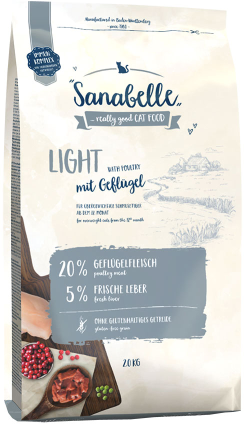 Сухой корм для взрослых кошек с избыточным весом Bosch Sanabelle Light со вкусом птицы 2 кг
Сухой корм для взрослых кошек с избыточным весом Bosch Sanabelle Light со вкусом птицы 2 кг