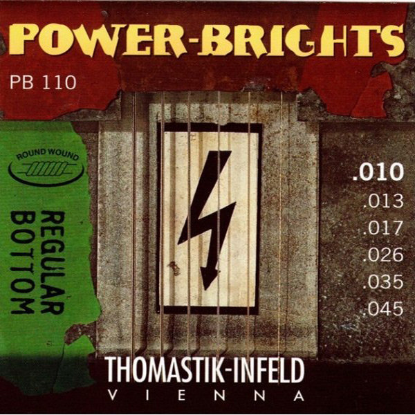 Струны для электрогитары Thomastik-Infeld Power Bright PB110 Regular Bottom Medium Light 10/45
Струны для электрогитары Thomastik-Infeld Power Bright PB110 Regular Bottom Medium Light 10/45