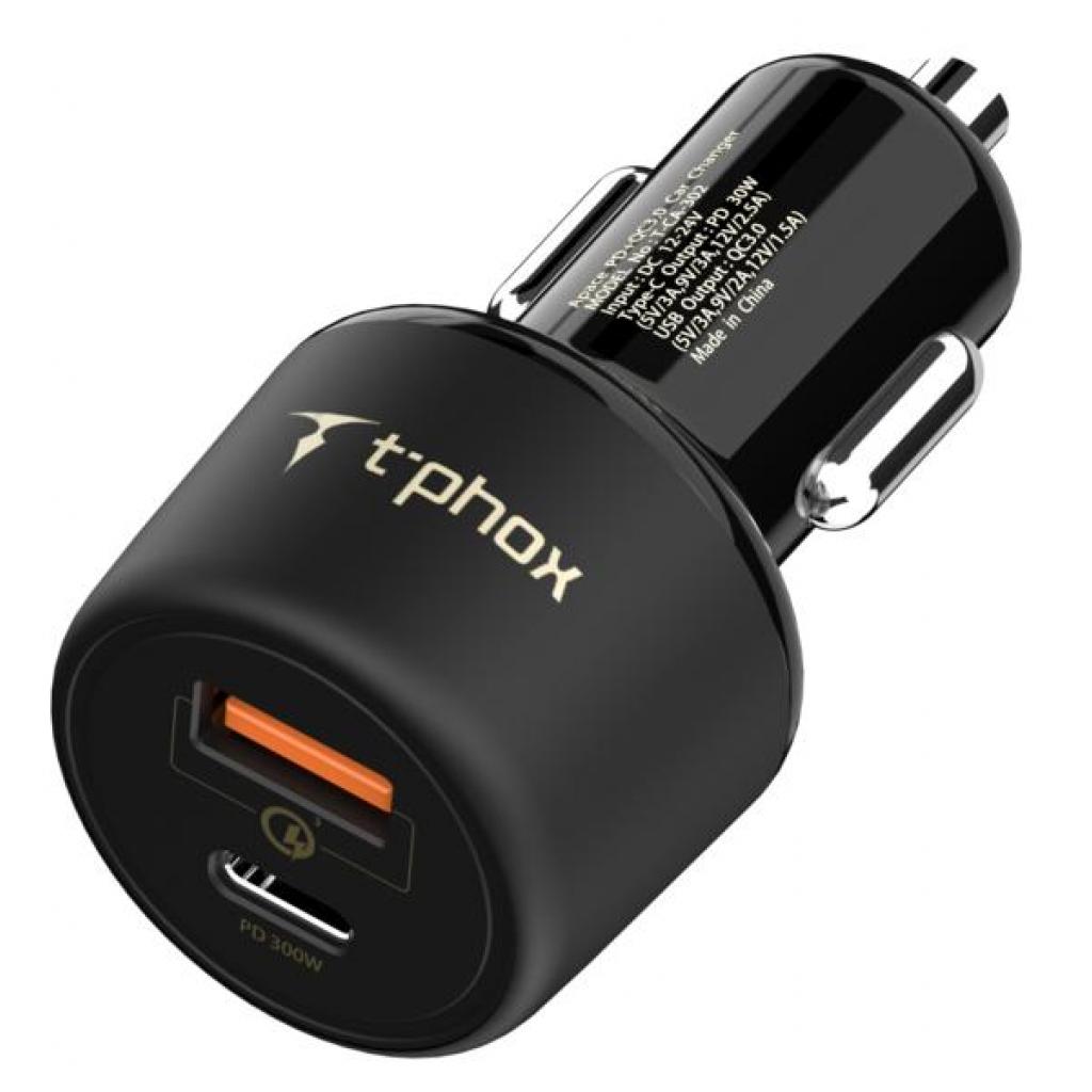 Зарядное устройство T-PHOX 48W Fast Charge - TYPE-C PD 30W+QC 3.0 18W (Apace Car 48W)
Зарядное устройство T-PHOX 48W Fast Charge - TYPE-C PD 30W+QC 3.0 18W (Apace Car 48W)