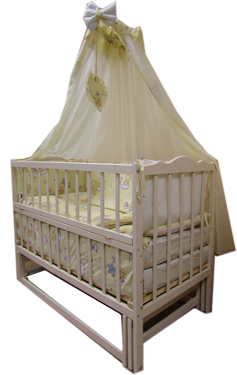 Детская кроватка Baby Малыш Vanile с маятниковым механизмом без выдвижого ящика Ваниль
Детская кроватка Baby Малыш Vanile с маятниковым механизмом без выдвижого ящика Ваниль