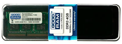 Оперативна пам'ять So-Dimm GoodRam DDR3 4GB 1600MHz (GR1600S364L11S/4G) (6159410)
Оперативна пам'ять So-Dimm GoodRam DDR3 4GB 1600MHz (GR1600S364L11S/4G) (6159410)