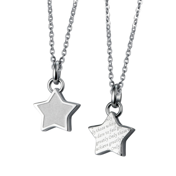 Подвес звездочка из ювелирной стали Steel Mini 
Подвес звездочка из ювелирной стали Steel Mini