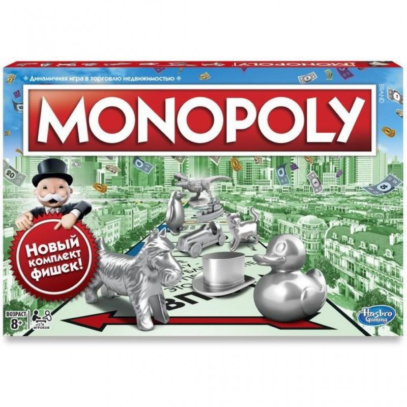 Настольная игра Hasbro Классическая Монополия обновленная (русская) (C1009_121)
Настольная игра Hasbro Классическая Монополия обновленная (русская) (C1009_121)