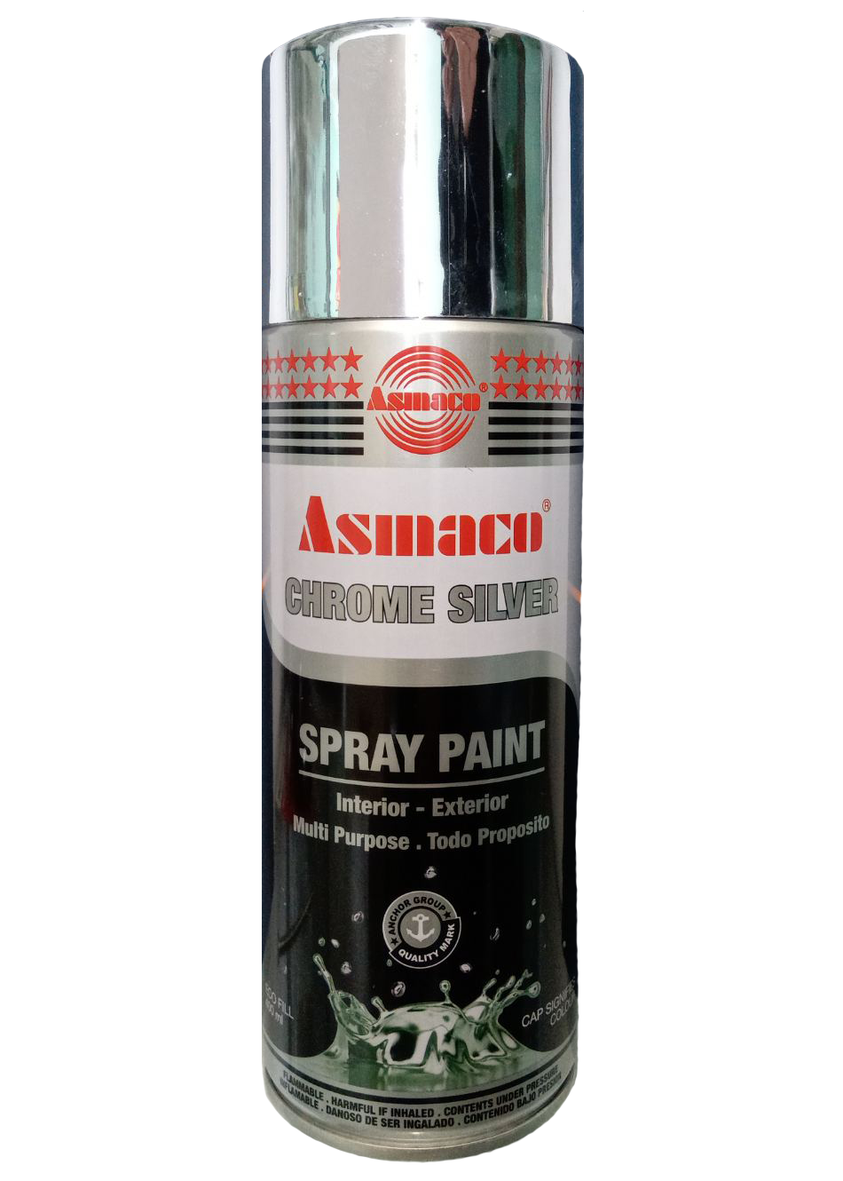 Краска, акриловая, аэрозольная, ASMACO, 22 Ol Silver, Крептрейд, 400 мл. 12 шт (137100AK22OS)