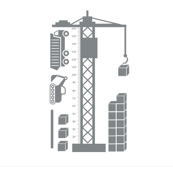 Интерьерная виниловая наклейка ростомер IdeaClock Crane 105х185 см Серый телеком(39369-46-53)
Интерьерная виниловая наклейка ростомер IdeaClock Crane 105х185 см Серый телеком(39369-46-53)