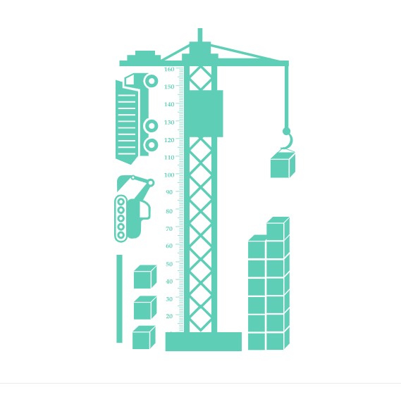 Интерьерная виниловая наклейка ростомер IdeaClock Crane 105х185 см Мятный(39369-46-37)
Интерьерная виниловая наклейка ростомер IdeaClock Crane 105х185 см Мятный(39369-46-37)