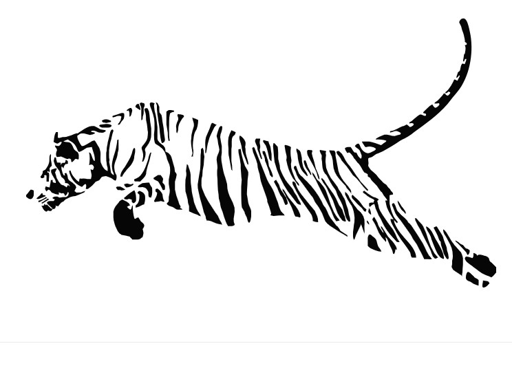 Клеящийся интерьерный стикер на стену и обои IdeaClock Running tiger 210х120 см Черный(58791-465)
Клеящийся интерьерный стикер на стену и обои IdeaClock Running tiger 210х120 см Черный(58791-465)