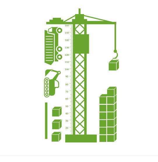 Интерьерная виниловая наклейка ростомер IdeaClock Crane 105х185 см Липово-зеленый(39369-46-44)
Интерьерная виниловая наклейка ростомер IdeaClock Crane 105х185 см Липово-зеленый(39369-46-44)