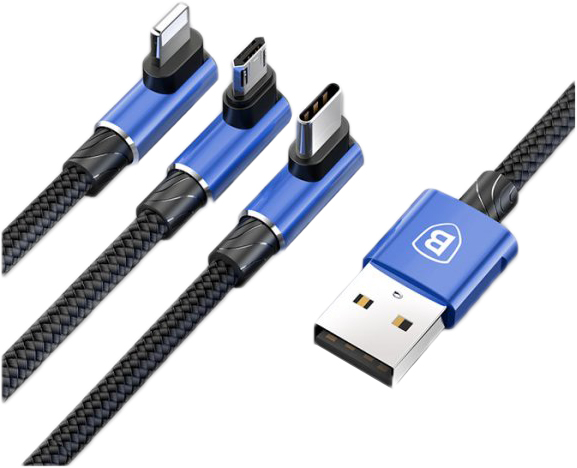 Кабель Baseus MVP 3 in 1 Mobile Game Cable USB for M+L+T 3.5A 1.2 м Blue (CAMLT-WZ03)
Кабель Baseus MVP 3 in 1 Mobile Game Cable USB for M+L+T 3.5A 1.2 м Blue (CAMLT-WZ03)