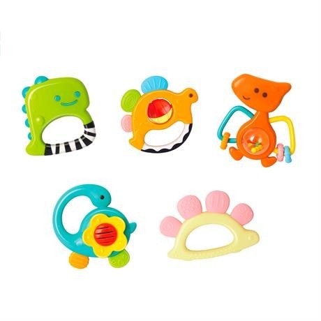 Погремушка Hola Toys Динозавры набор фигурных погремушек-грызунов 5 шт. в коробке пластик разноцветный AFK 1109
Погремушка Hola Toys Динозавры набор фигурных погремушек-грызунов 5 шт. в коробке пластик разноцветный AFK 1109