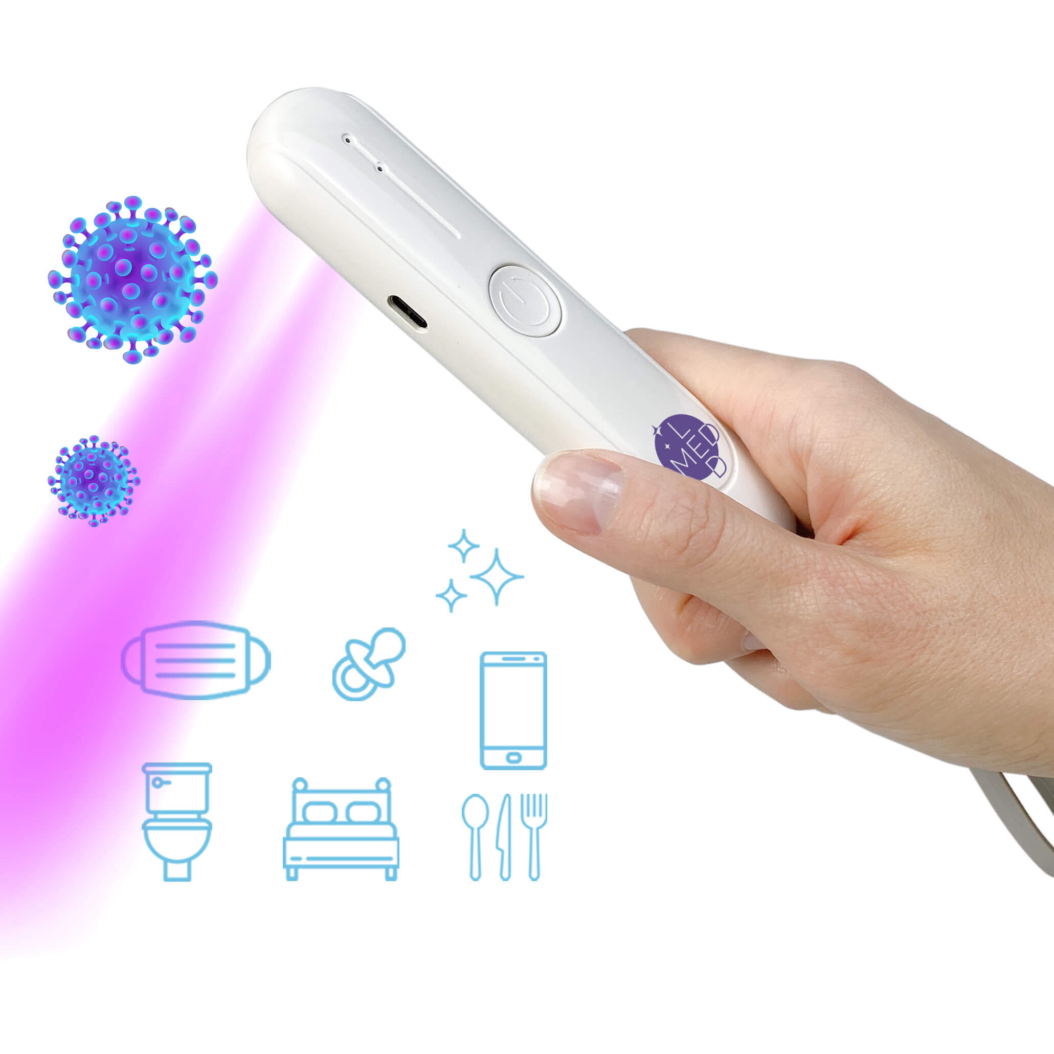 Стерилизатор UVC Medled портативный для дезинфекции от вирусов, бактерий, грибков
Стерилизатор UVC Medled портативный для дезинфекции от вирусов, бактерий, грибков