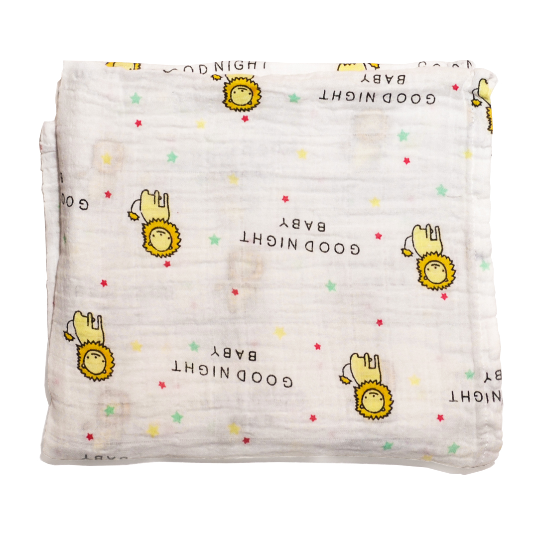 Нежная Муслиновая пеленка Muslin Baby 120*110 Львята Экологический Безопасный материал 
Нежная Муслиновая пеленка Muslin Baby 120*110 Львята Экологический Безопасный материал