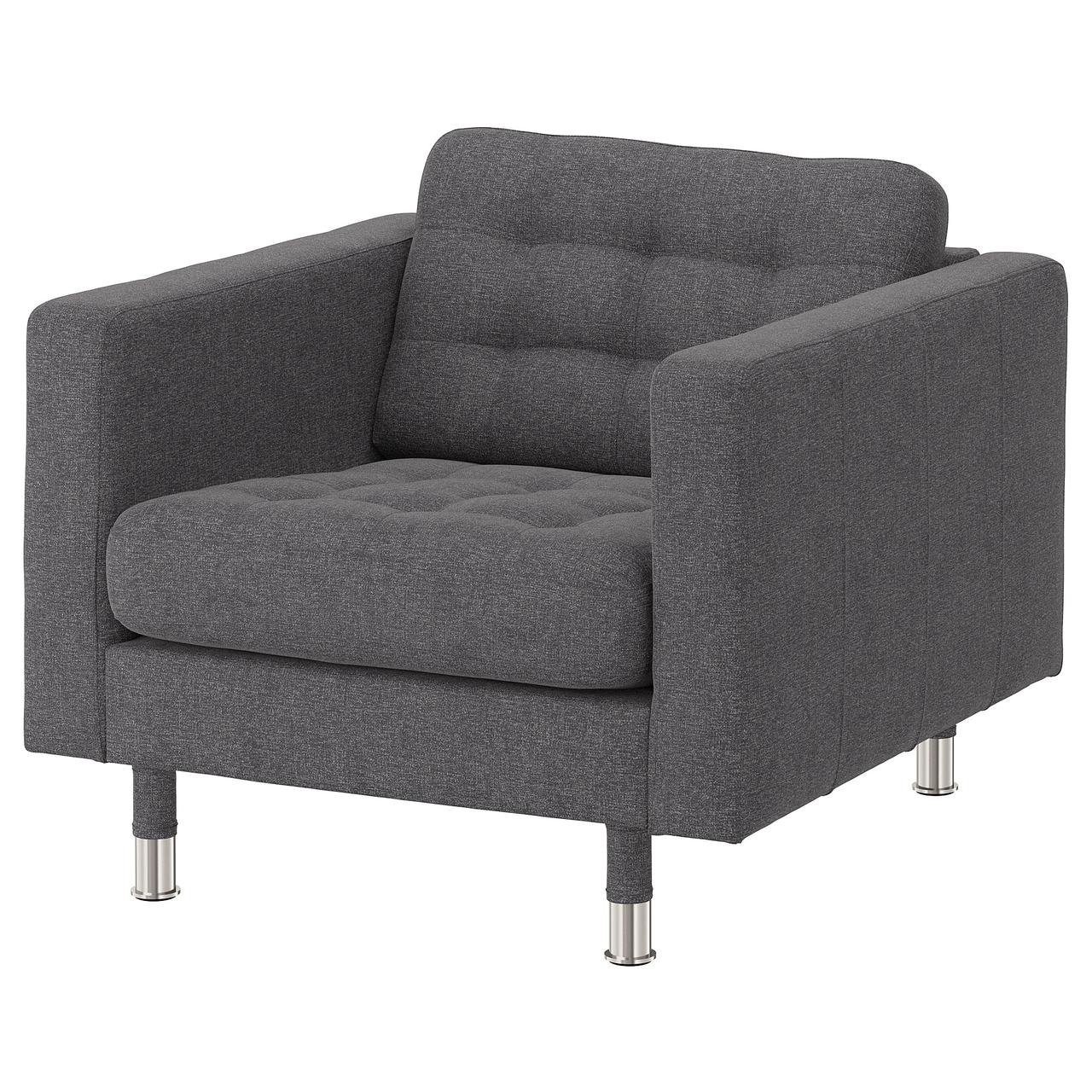 Кресло IKEA (ИКЕА) LANDSKRONA Gunnared темно-серое на металлических ножках (992.691.60)
Кресло IKEA (ИКЕА) LANDSKRONA Gunnared темно-серое на металлических ножках (992.691.60)