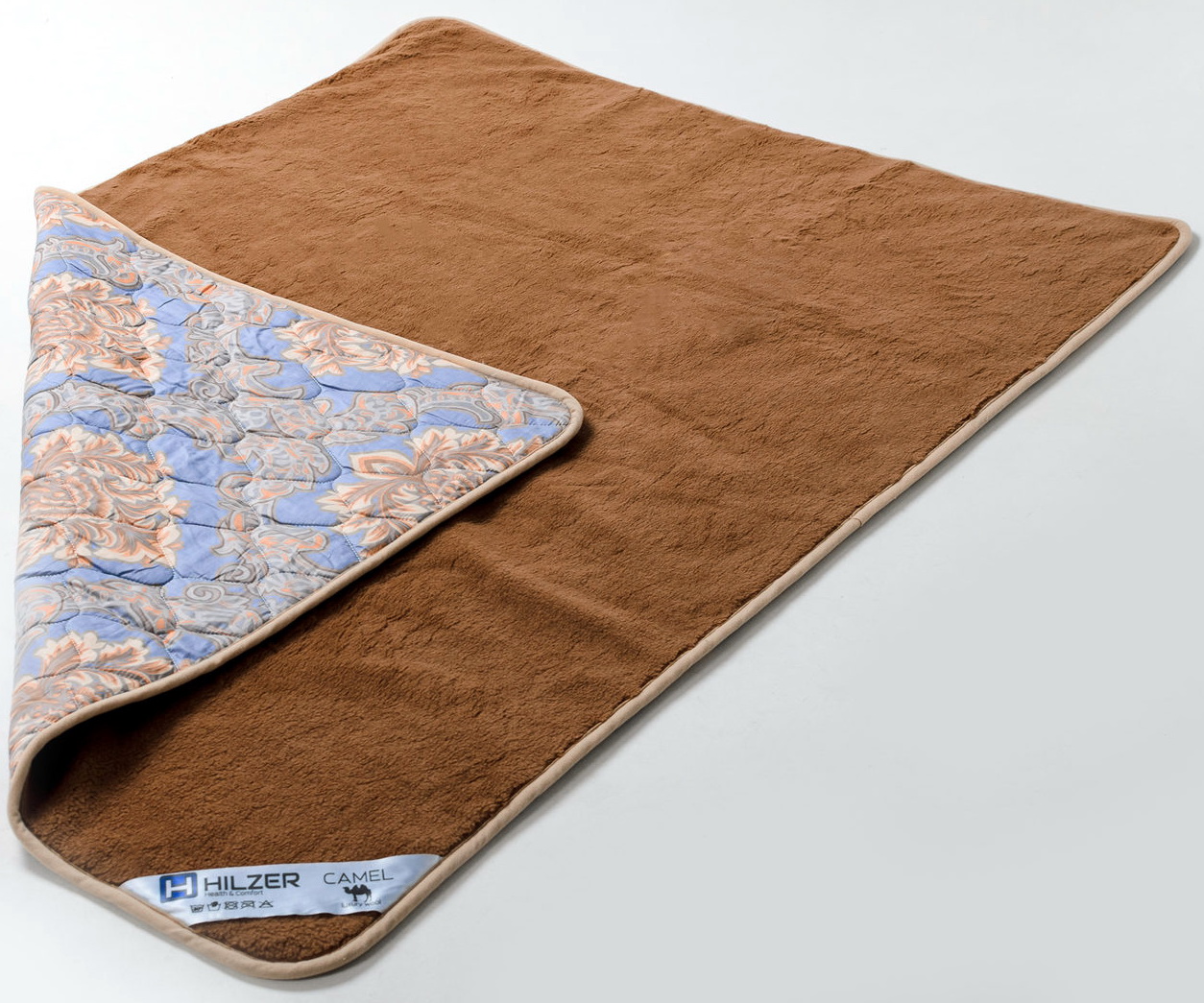 Ковдра HILZER (CAMEL/SATIN) Super Heat 140х200 из итальянского шерстяного полотна Woolmark
Ковдра HILZER (CAMEL/SATIN) Super Heat 140х200 из итальянского шерстяного полотна Woolmark