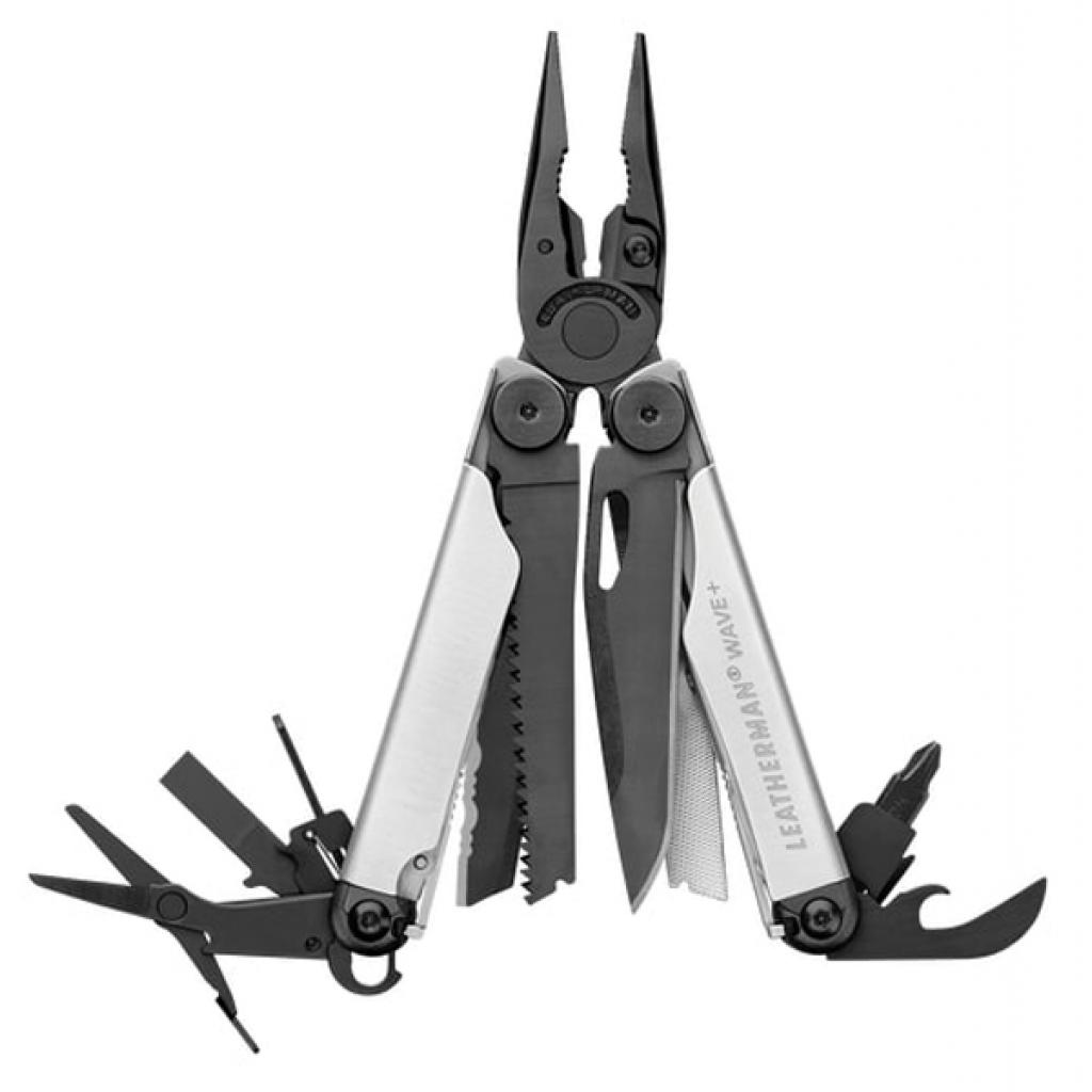 Мультитул LEATHERMAN WAVE PLUS BLACK&SILVER, синтетичний чохол, карт. коробка (832622)
Мультитул LEATHERMAN WAVE PLUS BLACK&SILVER, синтетичний чохол, карт. коробка (832622)