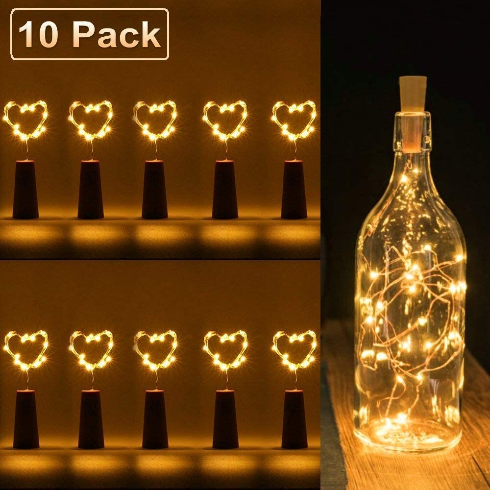 10 Светодиодных Гирлянд Пробка Нить для Бутылки 2м 20 LED для Создания Фотозон и Атмосферы, теплый белый (SUN-500N)
10 Светодиодных Гирлянд Пробка Нить для Бутылки 2м 20 LED для Создания Фотозон и Атмосферы, теплый белый (SUN-500N)