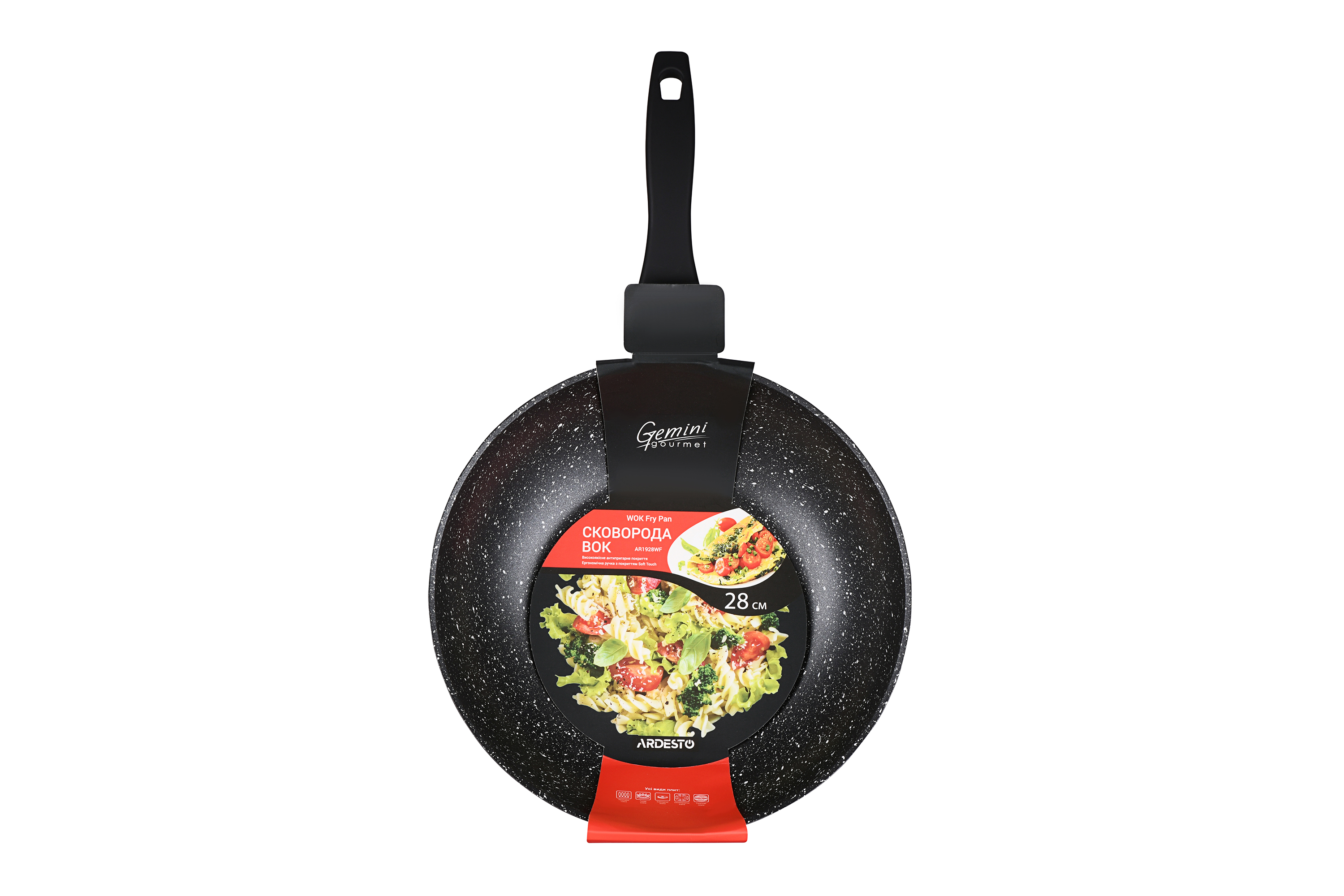 Глубокая сковорода вок алюминиевая с антипригарным покрытием Ardesto Gemini Gourmet 28 см Черная
Глубокая сковорода вок алюминиевая с антипригарным покрытием Ardesto Gemini Gourmet 28 см Черная
