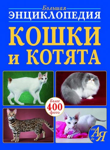 Книга "Большая энциклопедия. Кошки и котята от А до Я" (рус) F00020137 (15-139479)
Книга "Большая энциклопедия. Кошки и котята от А до Я" (рус) F00020137 (15-139479)