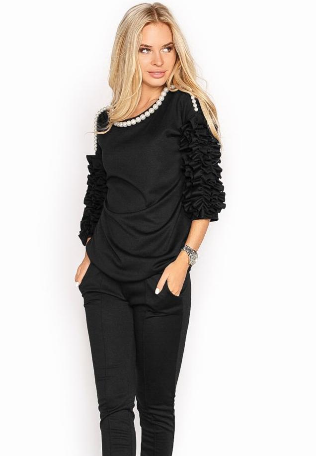 Брючный костюм Maximoda Е888822391 42-44 черный 
Брючный костюм Maximoda Е888822391 42-44 черный