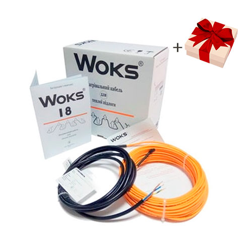 Теплый пол Woks нагревательный кабель под плитку Woks 18 1020 Вт + терморегулятор
Теплый пол Woks нагревательный кабель под плитку Woks 18 1020 Вт + терморегулятор