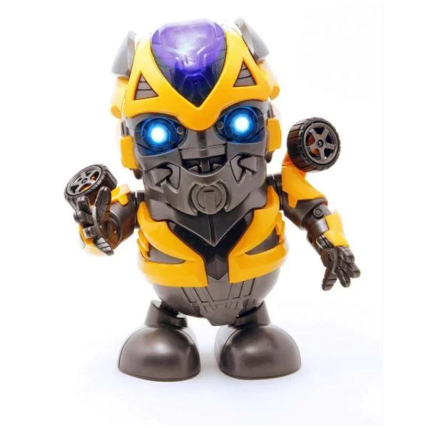 Интерактивная игрушка танцующий робот трансформер Sunroz DANCE HERO BUMBLEBEE со световыми и звуковыми эффектами
Интерактивная игрушка танцующий робот трансформер Sunroz DANCE HERO BUMBLEBEE со световыми и звуковыми эффектами