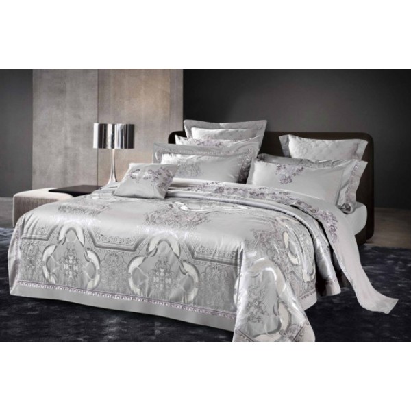 Комплект постельного белья Elegance silver SoundSleep сатин-жаккард серый семейный
Комплект постельного белья Elegance silver SoundSleep сатин-жаккард серый семейный