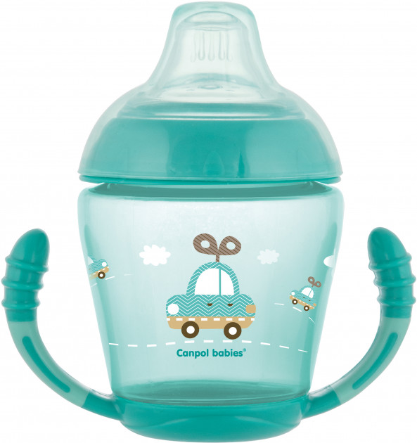 Кружка-непроливайка с мягким силиконовым носиком Toys, 230 мл., бирюзовая, Canpol babies
Кружка-непроливайка с мягким силиконовым носиком Toys, 230 мл., бирюзовая, Canpol babies