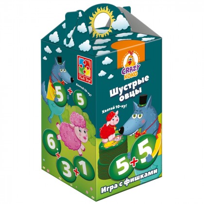Игра настольная Vladi Toys Crazy Koko Шустрые овцы. Хватай 10-ку! (укр) (17-6445931)
Игра настольная Vladi Toys Crazy Koko Шустрые овцы. Хватай 10-ку! (укр) (17-6445931)