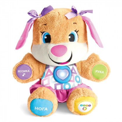 Сестренка умного щенка Fisher-Price с технологией Smart Stages (укр) (17-6009773)
Сестренка умного щенка Fisher-Price с технологией Smart Stages (укр) (17-6009773)