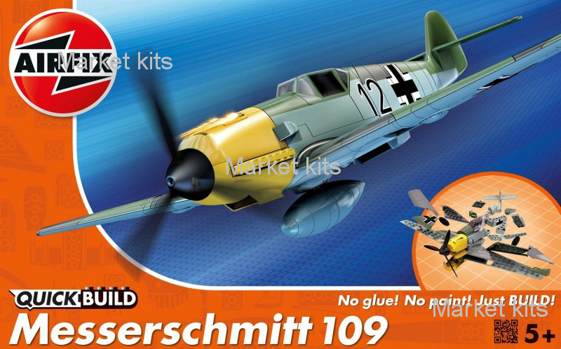 Немецкий истребитель Messerschmitt Bf109 (быстрая сборка без клея) Airfix (AIR-J6001)
Немецкий истребитель Messerschmitt Bf109 (быстрая сборка без клея) Airfix (AIR-J6001)