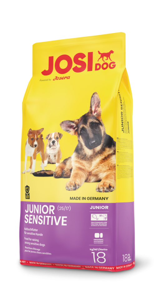 Сухой корм Josera JosiDog Junior Sensitive для щенков с чувствительным пищеварением 18 кг
Сухой корм Josera JosiDog Junior Sensitive для щенков с чувствительным пищеварением 18 кг