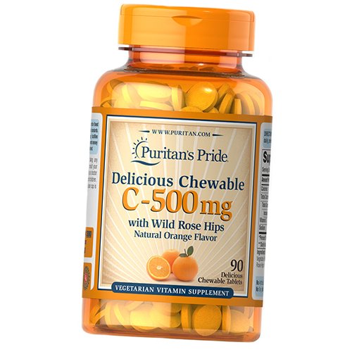 Витамин С жевательный, Chewable Vitamin C 500 with Rose Hips, Puritan's Pride 90таб (36367197)
Витамин С жевательный, Chewable Vitamin C 500 with Rose Hips, Puritan's Pride 90таб (36367197)