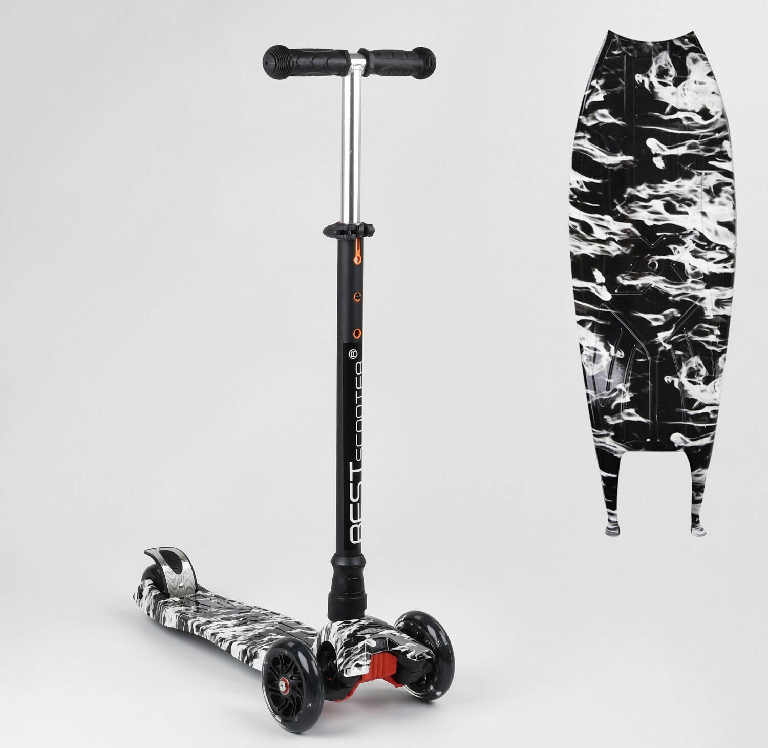 Самокат трехкодесный Best Scooter A 25771 /779-1512 Колеса с подсветкой Полиуретан Чорно-белый
Самокат трехкодесный Best Scooter A 25771 /779-1512 Колеса с подсветкой Полиуретан Чорно-белый