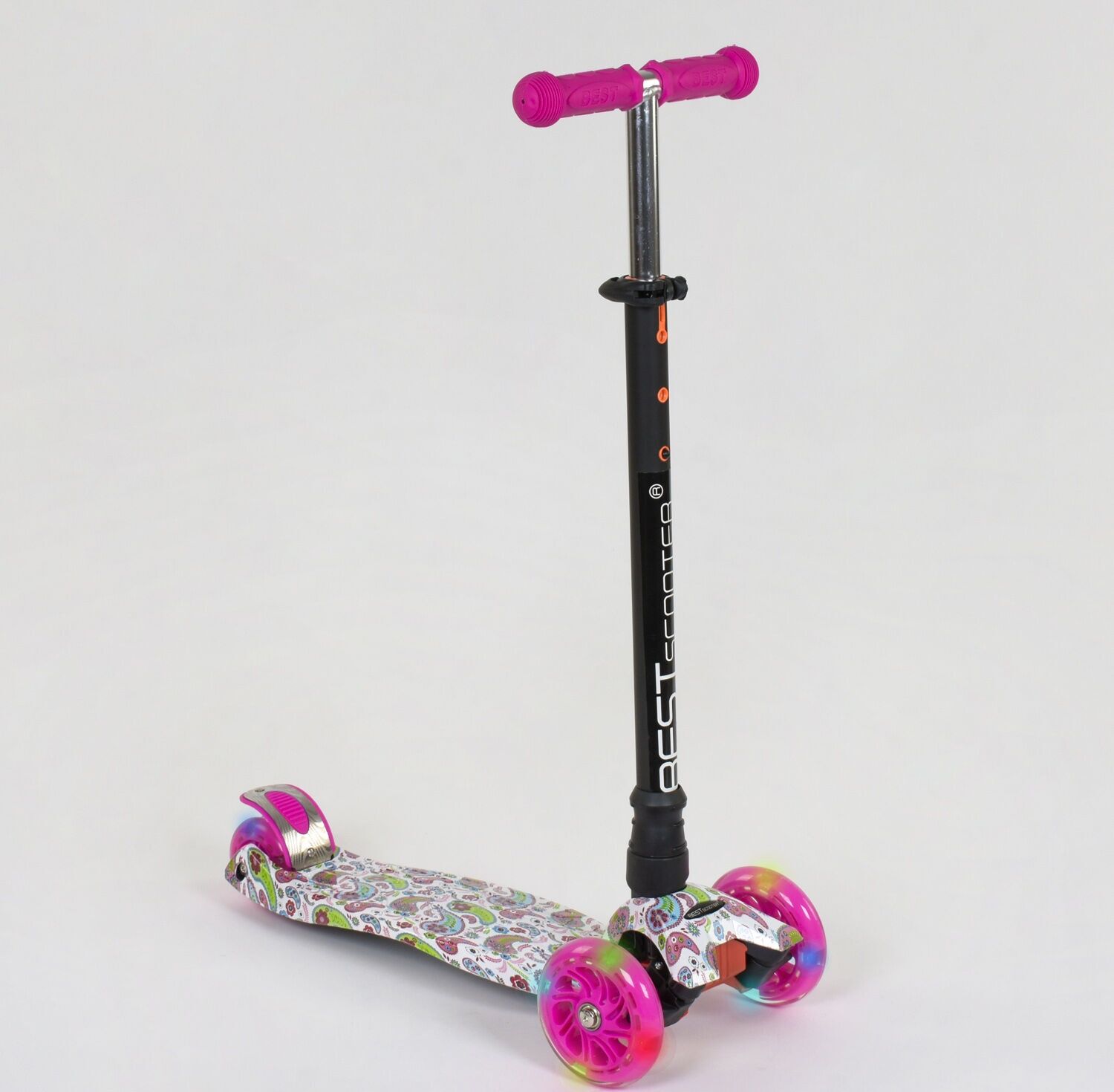 Самокат трехколесный Best Scooter MAXI А 25598 /779-1341 Колеса полиуретан светяться Белый с розовым
Самокат трехколесный Best Scooter MAXI А 25598 /779-1341 Колеса полиуретан светяться Белый с розовым