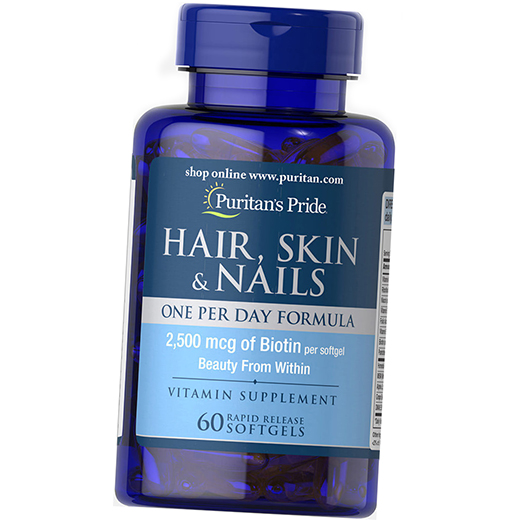 Формула для волос, кожи и ногтей, Hair, Skin & Nails One Per Day, Puritan's Pride 60гелкапс (36367060)
Формула для волос, кожи и ногтей, Hair, Skin & Nails One Per Day, Puritan's Pride 60гелкапс (36367060)
