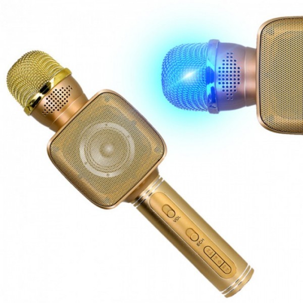 Беспроводная портативная колонка + караоке микрофон 2 в 1 Magic Karaoke YS-68 Золотой
Беспроводная портативная колонка + караоке микрофон 2 в 1 Magic Karaoke YS-68 Золотой